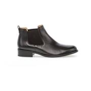 Moderne Chelsea Leren Laarzen Gabor , Black , Dames