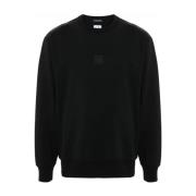 Metropolis Serie Logo Sweatshirt Zwart C.p. Company , Black , Heren