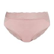 Slip met kanten afwerking Hanro , Pink , Dames