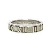 Pre-owned Silver rings Tiffany & Co. Pre-owned , Gray , Dames