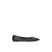 Dames zwarte leren ballerina's Kazar Studio , Black , Dames