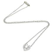 Pre-owned Platinum necklaces Cartier Vintage , Gray , Dames