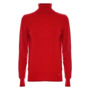 Tijdloze Polo Hals Trui Kocca , Red , Dames