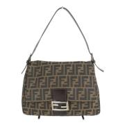 Pre-owned Canvas shoppers Fendi Vintage , Brown , Dames