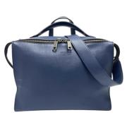 Pre-owned Leather fendi-bags Fendi Vintage , Blue , Heren