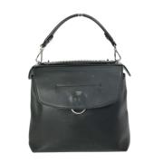 Pre-owned Leather fendi-bags Fendi Vintage , Black , Dames