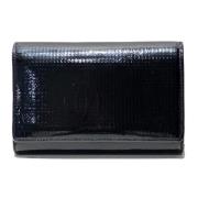 Pre-owned Leather wallets Cartier Vintage , Black , Dames