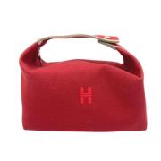 Pre-owned Fabric handbags Hermès Vintage , Red , Dames