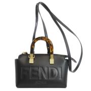 Pre-owned Leather fendi-bags Fendi Vintage , Black , Dames