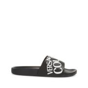 Zwarte sandalen voor vrouwen Versace Jeans Couture , Black , Heren