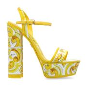 Plateau sandalen Dolce & Gabbana , Yellow , Dames