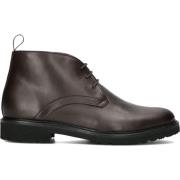 Bruine leren veterschoenen Deventer Greve , Brown , Heren