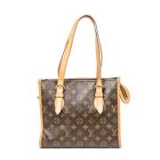 Pre-owned Canvas handbags Louis Vuitton Vintage , Brown , Dames