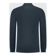 Essentiële Gebreide Halfzip Trui Navy Blauw Pure Path , Blue , Heren