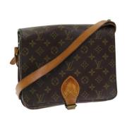 Pre-owned Canvas louis-vuitton-bags Louis Vuitton Vintage , Brown , Da...