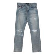 Regular Fit Denim Jeans Amiri , Blue , Heren