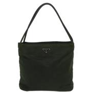 Pre-owned Fabric totes Prada Vintage , Green , Dames