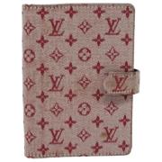 Pre-owned Canvas home-office Louis Vuitton Vintage , Red , Dames