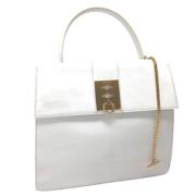 Pre-owned Leather celine-bags Celine Vintage , White , Dames