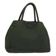 Pre-owned Fabric prada-bags Prada Vintage , Green , Dames