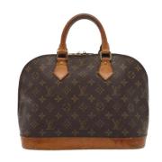 Pre-owned Canvas louis-vuitton-bags Louis Vuitton Vintage , Brown , Da...