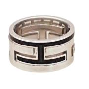 Pre-owned Silver rings Hermès Vintage , Gray , Dames