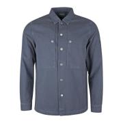 Steve McQueen Overshirt met knopen Barbour , Blue , Heren