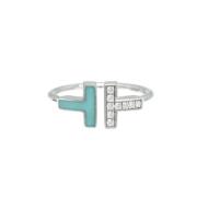 Pre-owned White Gold rings Tiffany & Co. Pre-owned , Gray , Dames