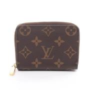 Pre-owned Leather wallets Louis Vuitton Vintage , Brown , Dames