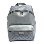 Pre-owned Canvas backpacks Louis Vuitton Vintage , Gray , Dames