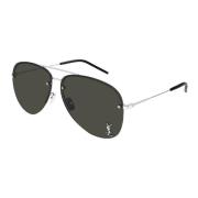 Classic 11 Zonnebril Saint Laurent , Gray , Unisex