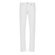 Slim Fit Comfort Denim Jeans - Beige Emporio Armani , White , Heren