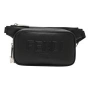 Kleine Crossbody Tas Fendi , Black , Heren