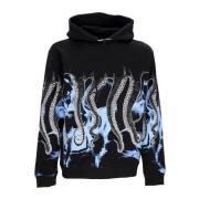 Lichtgewicht Hoodie Mannen Hentai Hoodie Zwart Octopus , Black , Heren