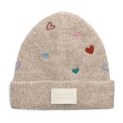 Beige Lidia Beanie Muts Fabienne Chapot , Beige , Dames