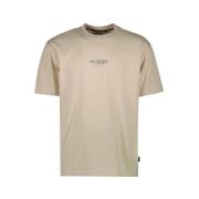 Taupe Manhattan Achterprint Stijlvolle Tee Cars , Green , Heren