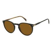 Klassieke Moderne Zonnebril Eyewear by David Beckham , Black , Heren