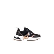 Moderne Marmeren Dames Sneaker Zwart Alexander Smith , Black , Dames