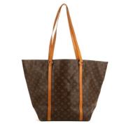 Pre-owned Canvas louis-vuitton-bags Louis Vuitton Vintage , Brown , Da...