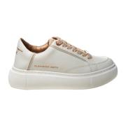 Greenwich Lijn Leren Sneakers Alexander Smith , White , Dames