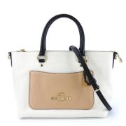 Pre-owned Leather shoulder-bags Coach Pre-owned , White , Dames