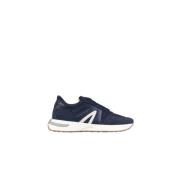 Blauwe Runner Sneakers met Brede Veters Alexander Smith , Blue , Heren