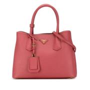 Pre-owned Leather shoulder-bags Prada Vintage , Pink , Dames