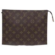 Pre-owned Canvas clutches Louis Vuitton Vintage , Brown , Dames