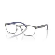 Metalen Frame Zonnebril Emporio Armani , Gray , Unisex