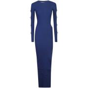 Blauwe Jurk voor Vrouwen Aw24 Mach & Mach , Blue , Dames