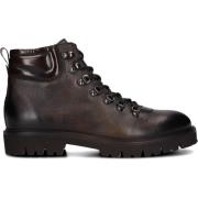 Bruine leren veterschoenen Greve , Brown , Heren