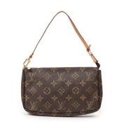 Pre-owned Canvas handbags Louis Vuitton Vintage , Brown , Dames