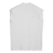 Korte mouwen ronde hals T-shirt The Attico , White , Dames