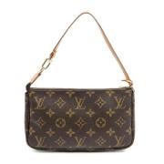 Pre-owned Canvas handbags Louis Vuitton Vintage , Brown , Dames